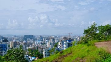 A view of the Pune, India skyline.