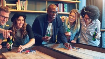 People playing shuffleboard, how-to-improve-company-culture